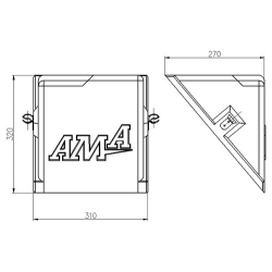 4006805L Poklopac jedinice rampe AMA 2kW
